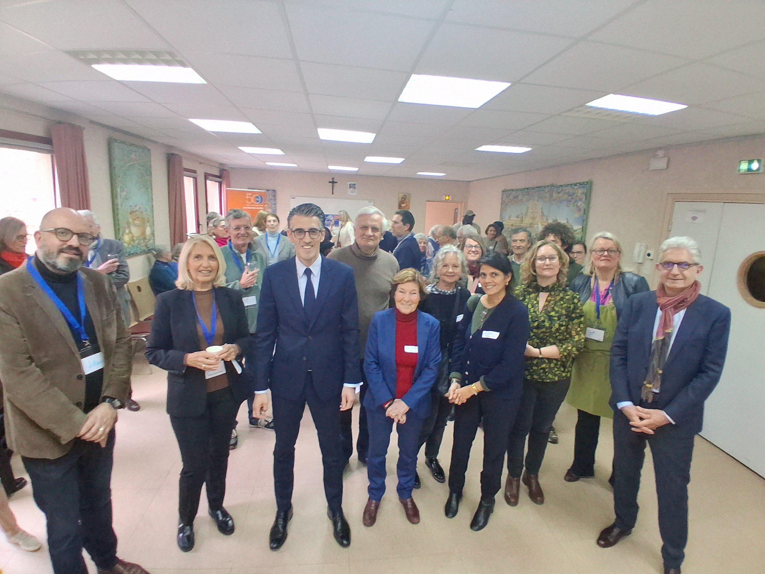 Inauguration du vestiaire et de l'epicerie sociale r&eacute;nov&eacute;s grace &agrave; nos partenaires Perial et Colam Initiatives