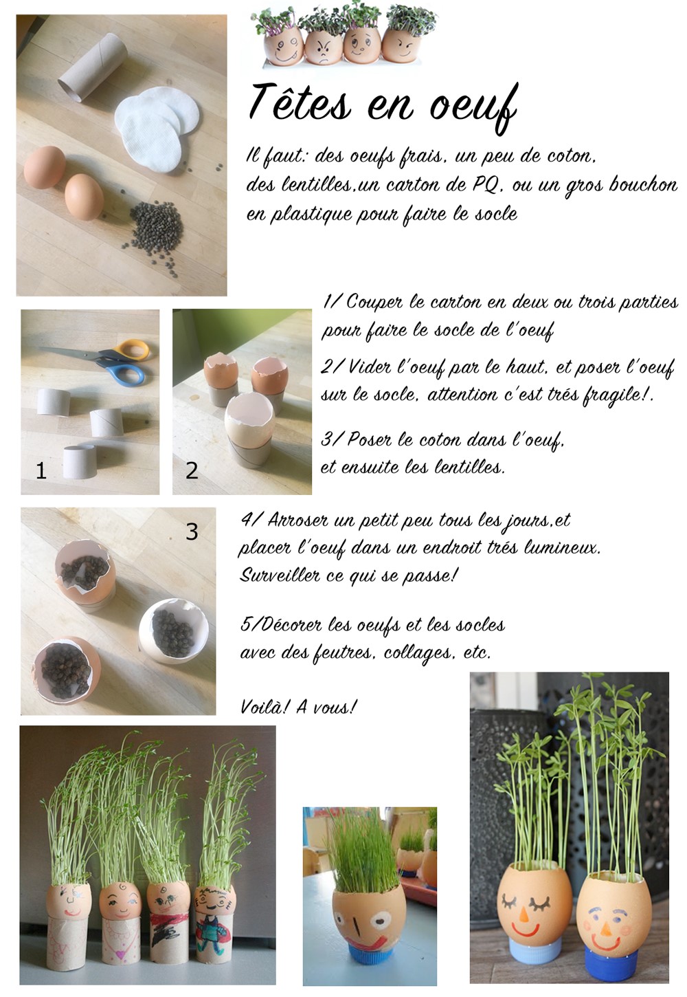 Petit bricolage pour Pâques
