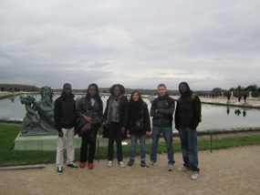 sortie des jeunes à Versailles