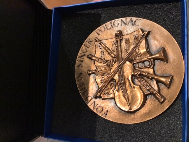 Médaille Fondation Singer Polignac